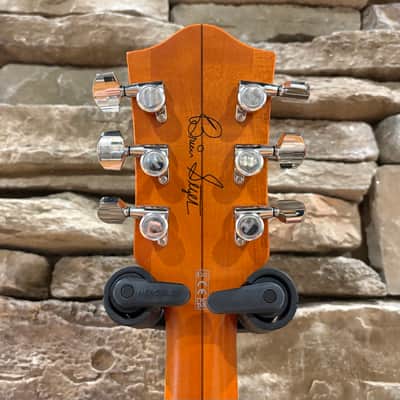 Gretsch G6120T Brian Setzer Signature Nashville Hollow Body '59 "Smoke" with Bigsby - Semi-Gloss Orange Lacquer w/ HSC image 6