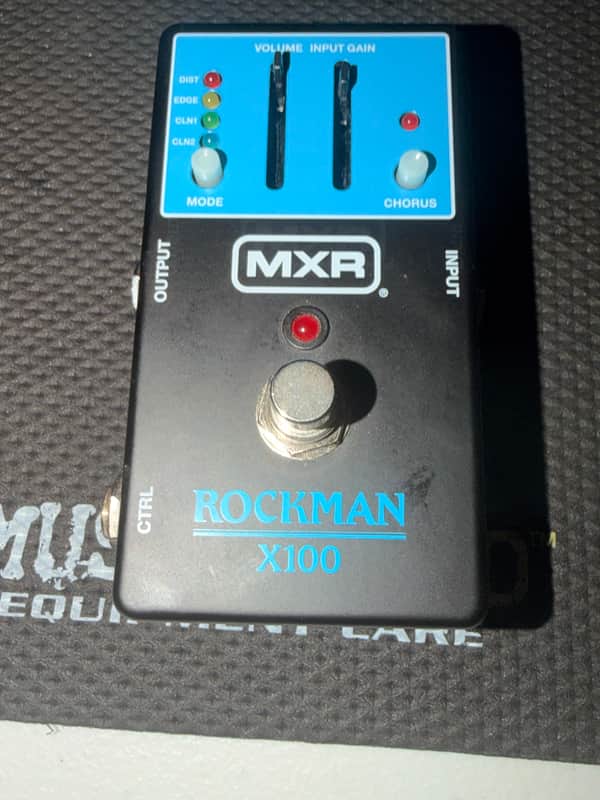 MXR MX100 Rockman X100 Analog Tone Processor 2025 - Present - Black / Blue image 1