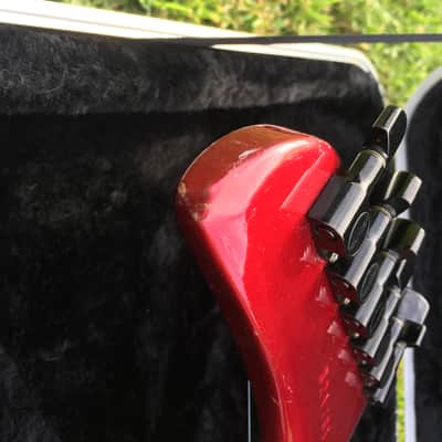 Hamer Chaparral Custom 1988 Candy Apple Red Great Neck All Original image 12