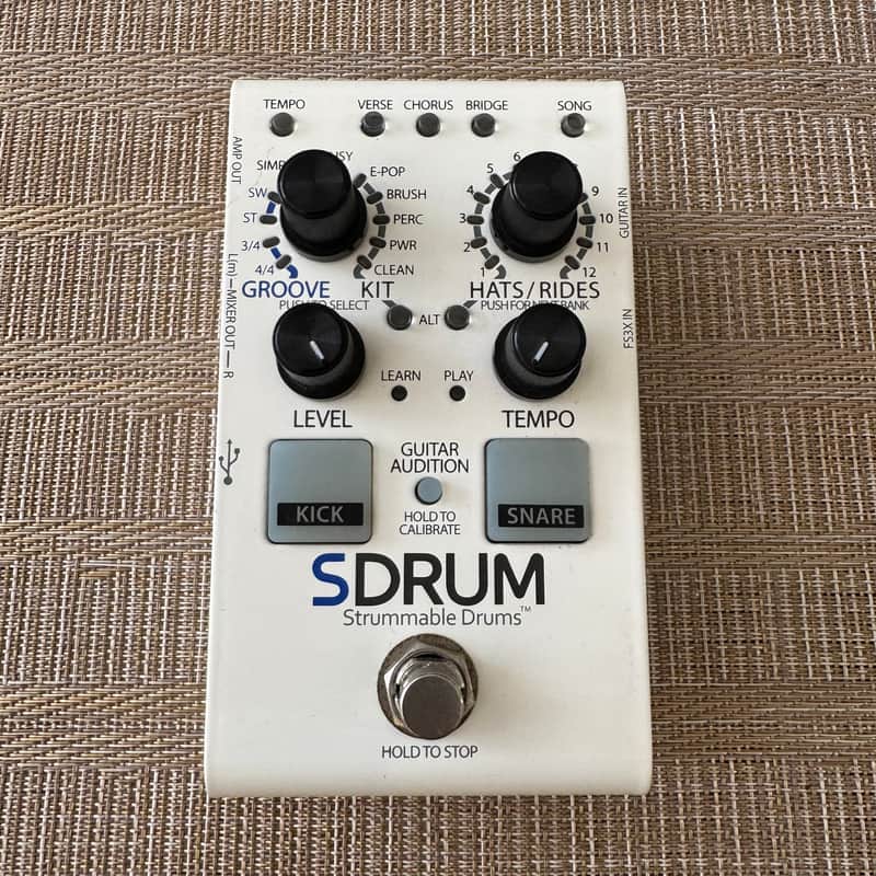 DigiTech SDRUM Strummable Drums 2010s - White image 1