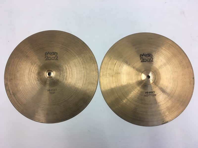 Paiste 14" 2002 "Black Label" Hi-Hat Cymbals (Pair) 1971 - 1980 image 1