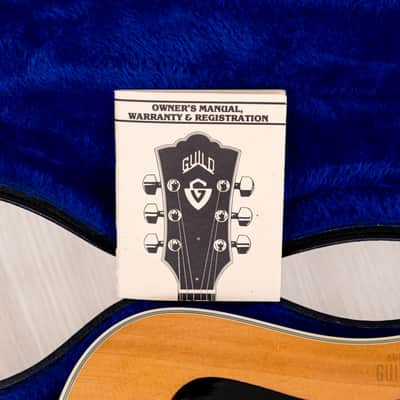1982 Guild D-50 Bluegrass Special Vintage Dreadnought Acoustic Guitar w/ Sunrise Pickup, Case & Tag, Westerly image 19