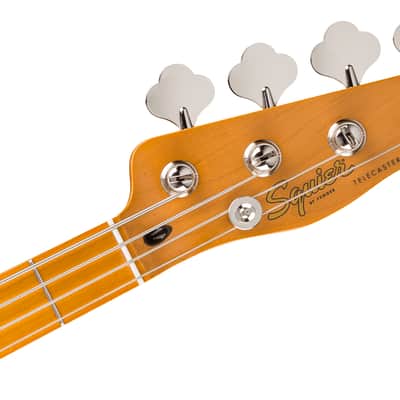 Squier Classic Vibe Telecaster Bass - Maple Fingerboard - Black Pickguard - Mocha image 5