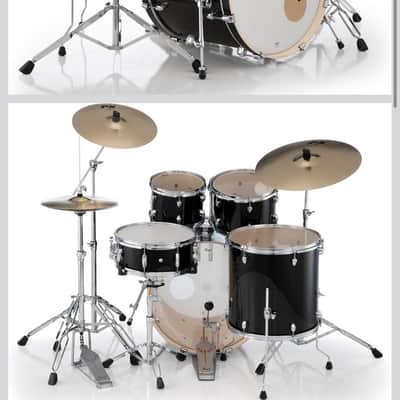 Pearl Export series 5 pc with hardware pack 2026 - Jet Black image 3