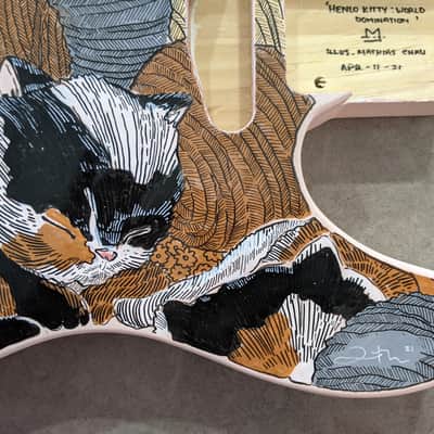 Maverick Telecaster Body KittyCaster Art image 4