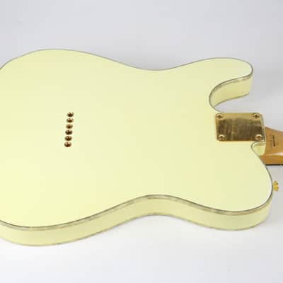 Fender Custom Telecaster 1999 MIJ Vintage White and Gold MINT The Edge U2 image 16