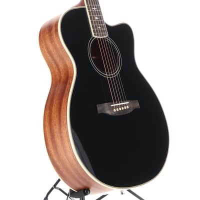 PRS SE A20E Angelus Cutaway Acoustic Electric Guitar - Black (RC2) (21025) image 3