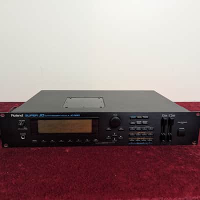 Roland Super JD-990 Sound Module Synth with SR-JV80-04 Vintage Synth Expansion 1993 - 1996 - Black RackMount Synthesizer Rack Mount Unit image 8