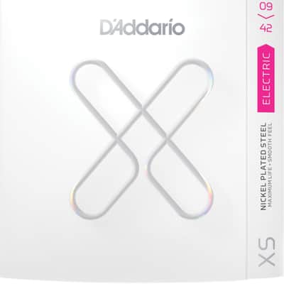 D'Addario XSE0942 XS Nickel Coated Electric Guitar Strings - Super Light (9-42)
