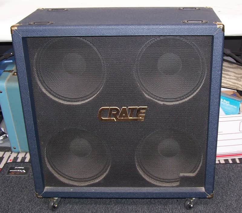 Crate BLUE VOODOO 4X12 SPEAKER GUITAR STRAIGHT CABINET MODEL