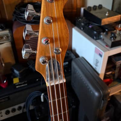 1970s Ibanez 2352 Tele Bass Short Scale - Aged Ivory - HSC image 5