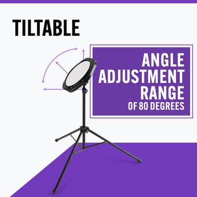 OnStage DFP550 Practice Pad with Stand and Bag image 3