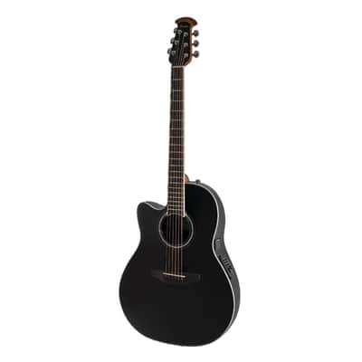 Ovation Celebrity Traditional CS24L-5G LH A/E Guitar - Black image 2