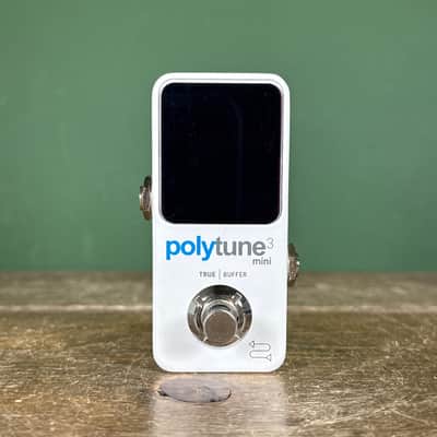TC Electronic Polytune 3 Mini Polyphonic Tuning Pedal 2019 - Present - White image 2