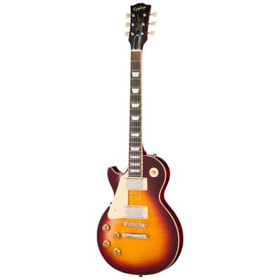 Epiphone 1959 Les Paul Standard Reissue Lefthand Deep Cherry Sunburst - Single Cut Electric Guitar image 1