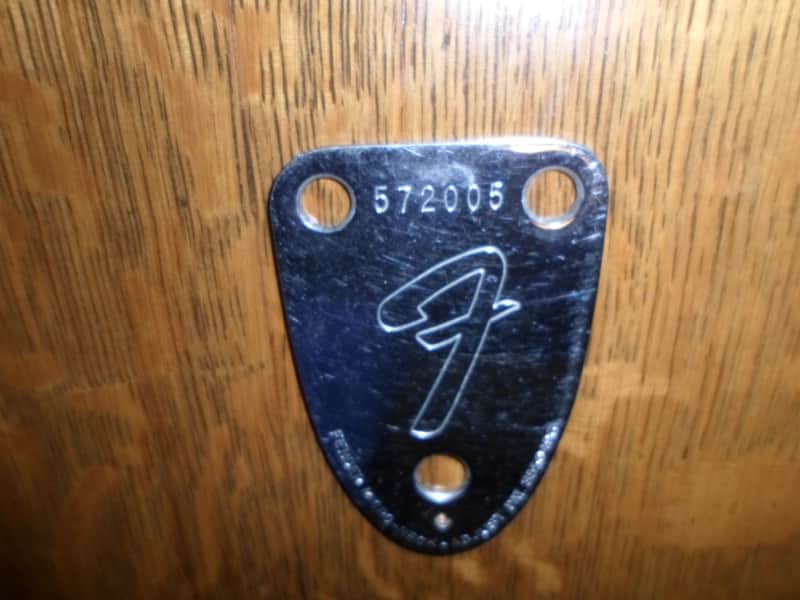 Fender Stratocaster Telecaster L Neck Plate 1974 image 1