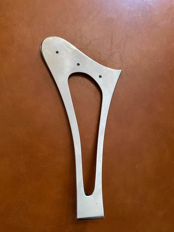 Ultra Rare 1950s Meazzi Franco Cerri Vintage Guitar Tailpiece - Made in Italy - Excellent Condition image 1
