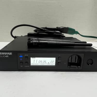 Shure GLXD4R Z2 GLXD14R Wireless Rackmountable Rack Ear Mount Receiver with Power Supply for GLXD GLXD1 GLX-D GLXD4=-Z2 Vocal Mic Guitar Instrument Advanced Digital Wireless Systems Band 2400-2483.5MHz for GLXD24R GLXD14 SM58 B58 Beta 58 B87A image 6