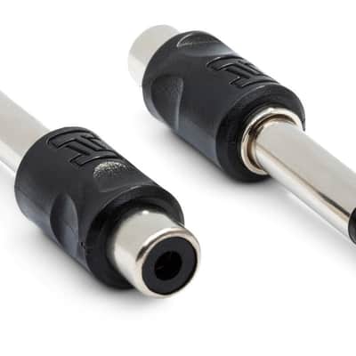 HOSA GPR-101 Adaptors, RCA To 1/4 In TS image 3