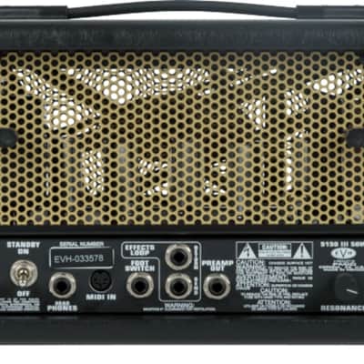 EVH 5150III EL34 Electric Guitar Tube Head, 50W, Black and Gold image 2