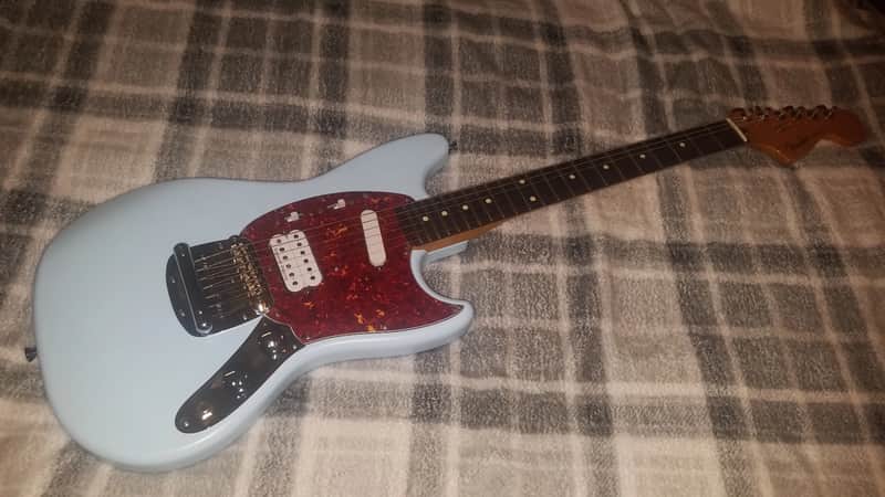 Custom Cobain Skystang Mustang Mim Fender Neck Sonic Blue image 1