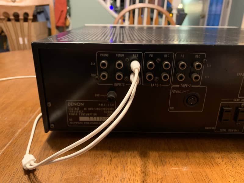Denon PMA-750 1984 - Silver | Reverb