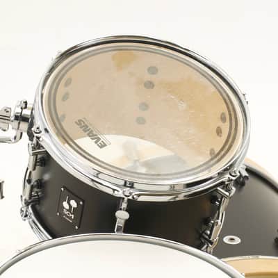 Sonor SQ1 4-pc Shell Pack in GT Black, 12/16/22/14 (322 Set NM-MH GTB plus 1465 SDW Snare) image 4