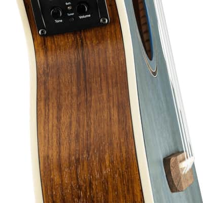 Fender Dhani Harrison Ukulele, Walnut Fingerboard, Turquoise w/Gig Bag image 6