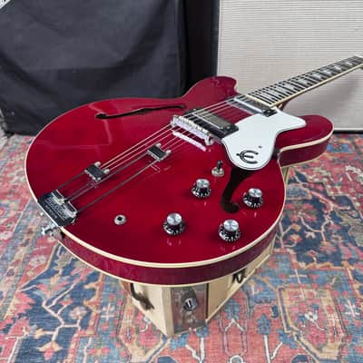 Epiphone Riviera Reissue Cherry Mini Humbuckers Peerless - 2001 image 12