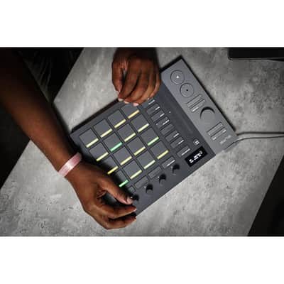 AlphaTheta SLAB MIDI Controller — Unlock Serato Studio (Full Version), Multi‑Function Dial & Focus Control, 16 Velocity Pads With Aftertouch, Touch Strip Performance; Works with Serato DJ Pro image 8