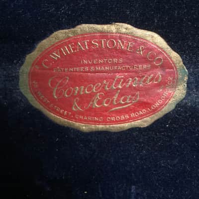 Wheatstone 48-Key Treble English Concertina ca. 1930 image 9