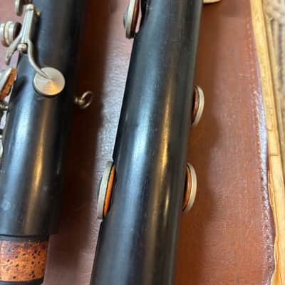 Selmer Vintage Paris Bb Bass Clarinet to Low Eb - Grenadilla Wood image 4