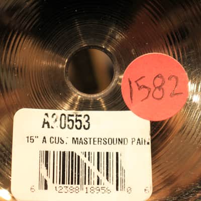 Zildjian A Custom Mastersound Hihat 15" Cymbals - Demo! image 11