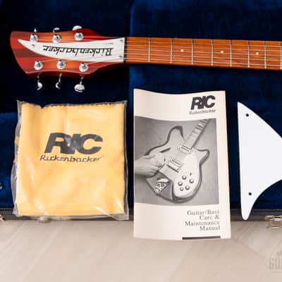 1987 Rickenbacker 1998PT Pete Townshend Signature Rose Morris Model Fireglo w/ Case, 1 of 250 image 23