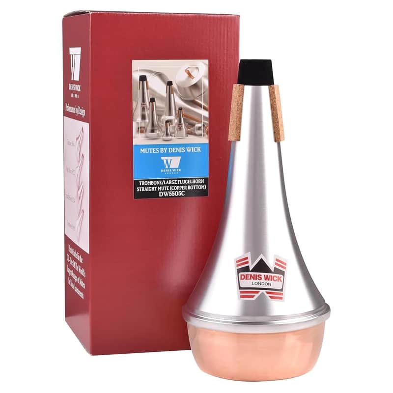 Denis Wick - Trombone Straight Mute, Copper image 1