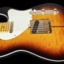 2017 Fender Telecaster Custom Shop Merle Haggard Tuff Dog Quilt Top with Neck-Thru ~ 2 Tone Sunburst