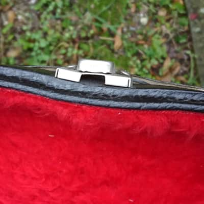 60s 70s vintage Polverini Italian Hard Shell Wood Case for Electric Bass image 18