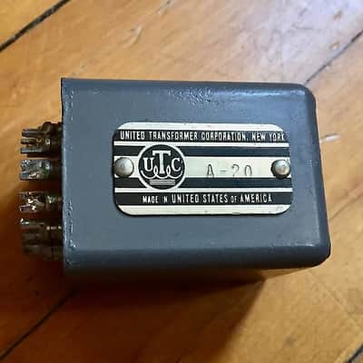 UTC A-20 NOS Matching Transformer 1950s image 1