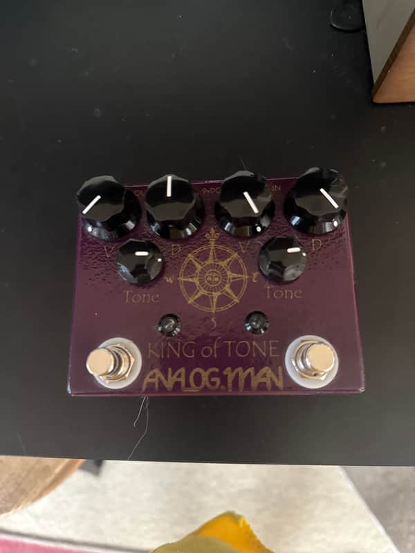 Analogman King of Tone V4 with Red Side High Gain Option | Reverb