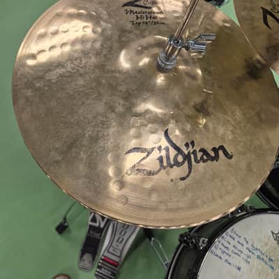 Spaun Spaun Custom 3 piece Acoustic Drumkit Mid 2010's - Matte Black with Gold Band image 6