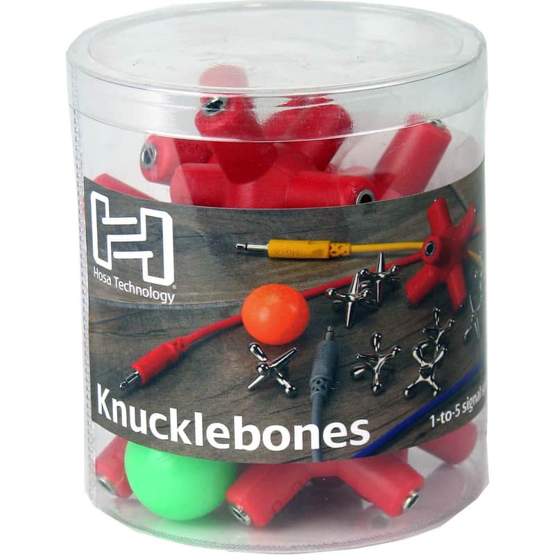 Hosa GMM-105-10PK Knucklebones 3.5mm TRS 1-to-5 Signal Splitter (10-Pack) image 1