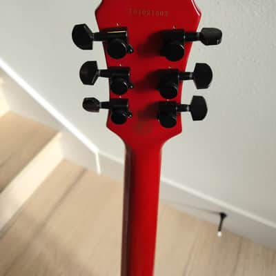 Epiphone Les Paul Classic Quilt Top 2001 - Trans Red w/ black hardware image 19