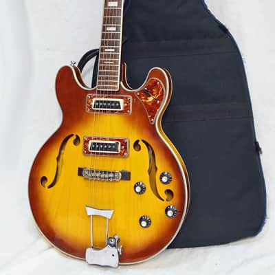 Aria 60’s Diamond ES335 style Hollow Body 50+ yr old Electric Guitar W/f-holes nice image 15