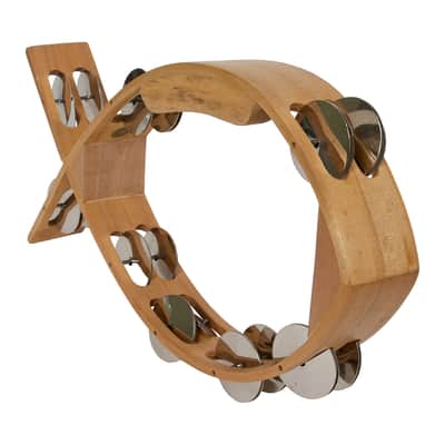 Mid-East Fish Tambourine 7"x12" image 1