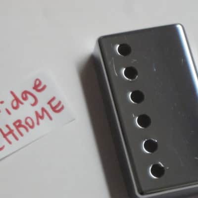 lightly used (has less than light average wear) genuine Gibson PRPC-015 Chrome Bridge Humbucker Cover - BRIDGE pole spacing: 52mm image 8