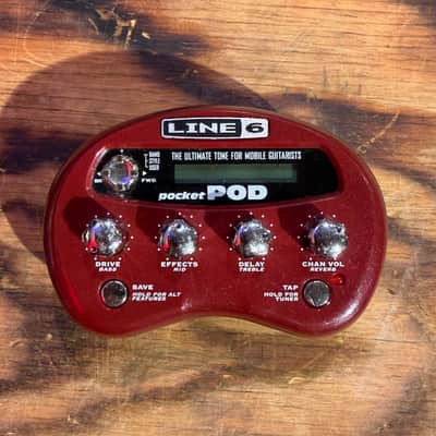 Line 6 Pocket POD Multi-Effect and Amp Modeler 2007 - Present - Red image 1