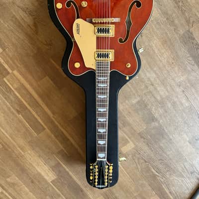 Gretsch G5422G-12 Electromatic Hollow Body 12-String in Walnut Stain with Gold Hardware PLUS Hard Case! image 10