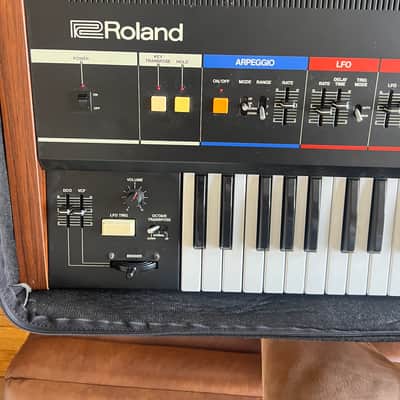 Roland Juno-6 61-Key Polyphonic Synthesizer 1982 - 1984 - Black image 4