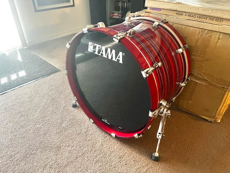 Tama Starclassic Walnut/Birch Bass Drum 22” x 14” in Lacquer Phantasm Oyster 2025 - Lacquer Phantasm Oyster image 1