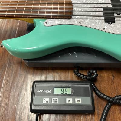 Emerald Bay Fretless Bass - Sea Foam Green image 8